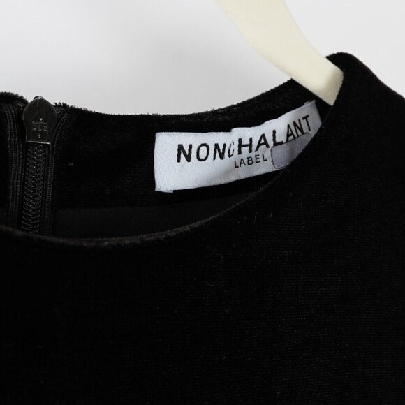 NONchalant Maxwell Dress in Black Velvet - Size XS - EUC - Picture 5 of 8